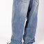 KNEE EMBROIDERY LIGHT BLUE WASHED DENIM